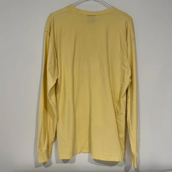 Stussy California Long Sleeve Pop Art Long Sleeve T-shirt L Pastel Yellow - Picture 5 of 9